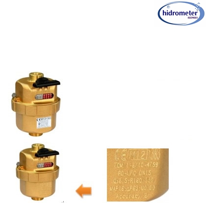 Volumetric liquid filled meter brass body with remote cable price